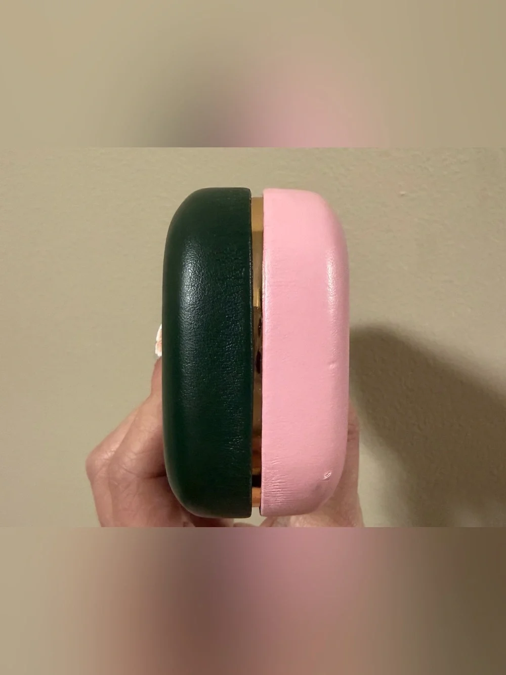 Kate Spade pink hard-shell eyeglass case